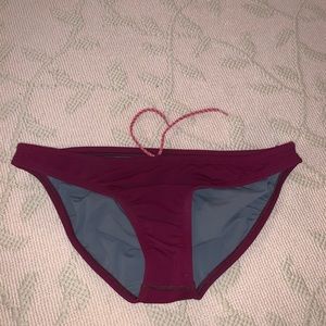 Jolyn Bikini Bottom in Maroon L